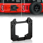 Oversize Spare Tire Mount Carrier up to 40 inches Tire Compatible with 2021-2026 Ford Bronco Heavy Duty Rear Wheel Bracket Adjustable Back Tire Rack Tailgate Holder Lift