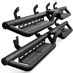 【YZONA】Crew Cab Running Boards Fits 2007-2018 Chevy Silverado/ Sierra 1500& 2007-2019 Chevy Silverado/ Sierra 2500HD 3500HD