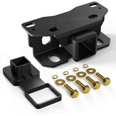 【Yzona】Class 3 Trailer Hitch Receiver Set - 2-in Receiver, 5,000 lbs Capacity, Carbon Steel Coated Metal, Black Powder Coated, Compatible with 2010-2024 Lexus GX460 GX 460, Includes Hitch Cover, Towing Combo Accessory