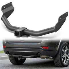 【EYOUHZ】Trailer Hitch for 2011-2024 Jeep Grand Cherokee WK2 & Dodge Durango, 2-Inch Low Profile Receiver Ready, 8000 LBS Heavy-Duty Hauling, Bolt-On Design, Dual-Coat Rust-Stop Black Powder-Coated Carbon Steel, Hardware-Included for Family Camping