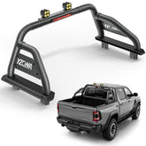 YZONA Adjustable Bed Chase Rack Sport Roll Bar for Pickup Trucks, 55.9"-63.8" Fit, 2 LED Lights Included, Compatible with Silverado/Sierra 1500, Toyota Tundra, Nissan Titan/Frontier, Jeep Gladiator, F-150