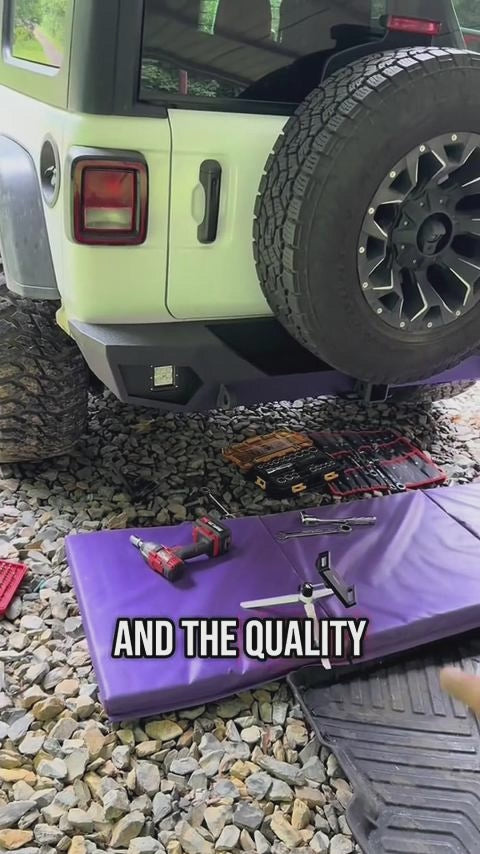 Replacement Bumpers for Trucks Compatible with 2018-2025 Jeep Wrangler JL JLU