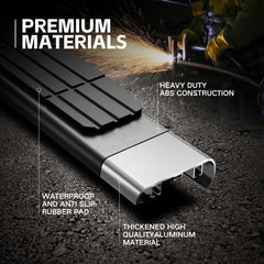 【Yzona】Heavy Duty Aluminum Alloy Side Steps (Ram 1500 Accessories) for 2019-2026 RAM 1500 Crew Cab (Not for Classic Models), ABS-Equipped, 500-lb Per Side Capacity, Anti-Slip Grip, Salt-Grime Ready, Corrosion-Resist, Easy Bolt-On Installation, 2PCS