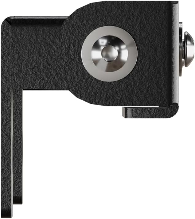 Flip-Up Winch Black License Plate Frame Compatible with 10" Hawse Fairlead | Yzona