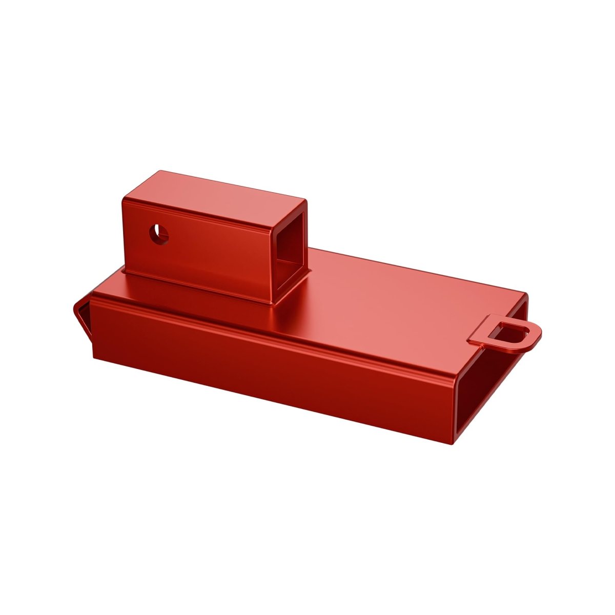 Single Forklift Trailer Ball Hitch Receiver Up to 5.7" Fork | Yzona