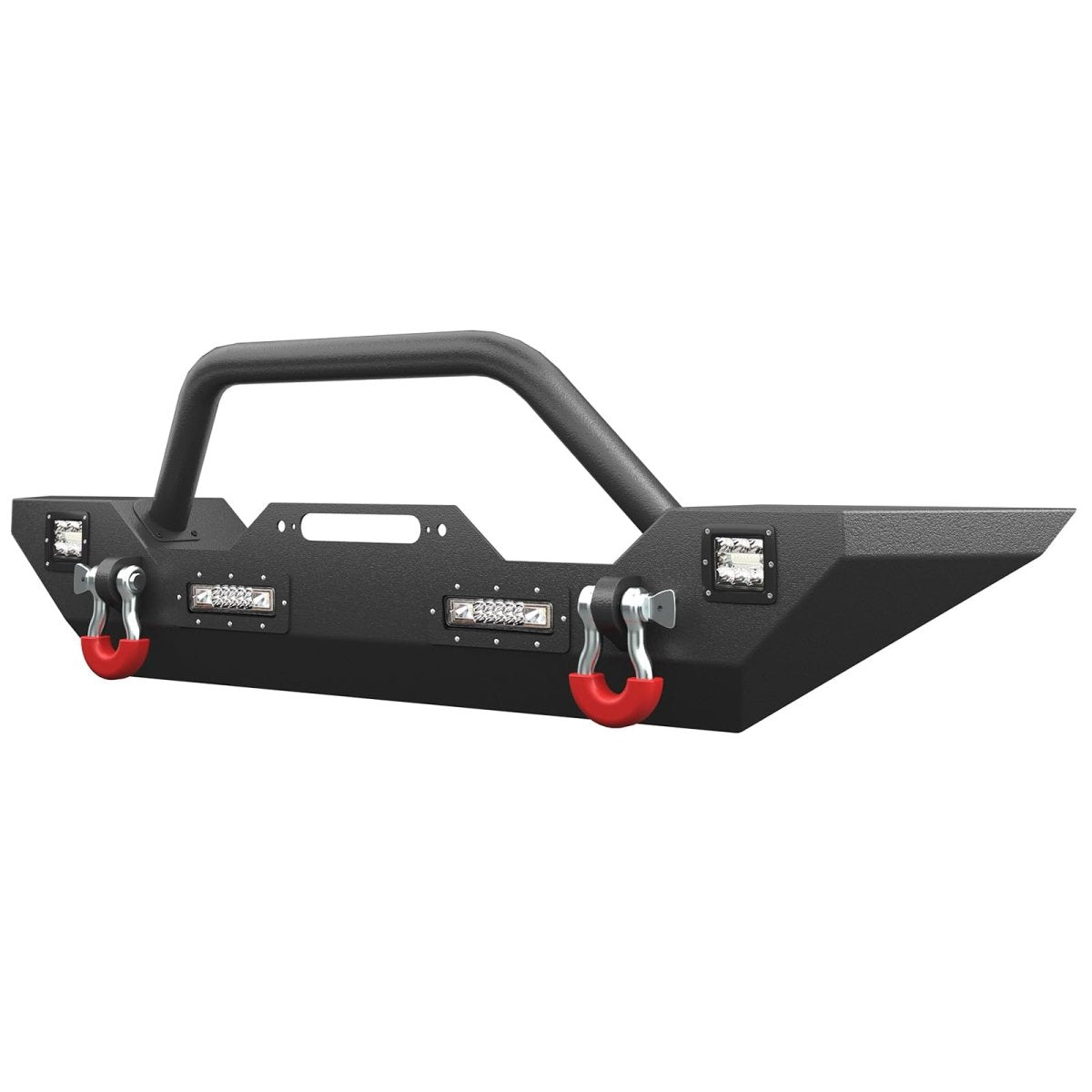 After Market Truck Bumpers Compatible with 2007-2018 Jeep Wrangler JK JKU Unlimited - Yzona