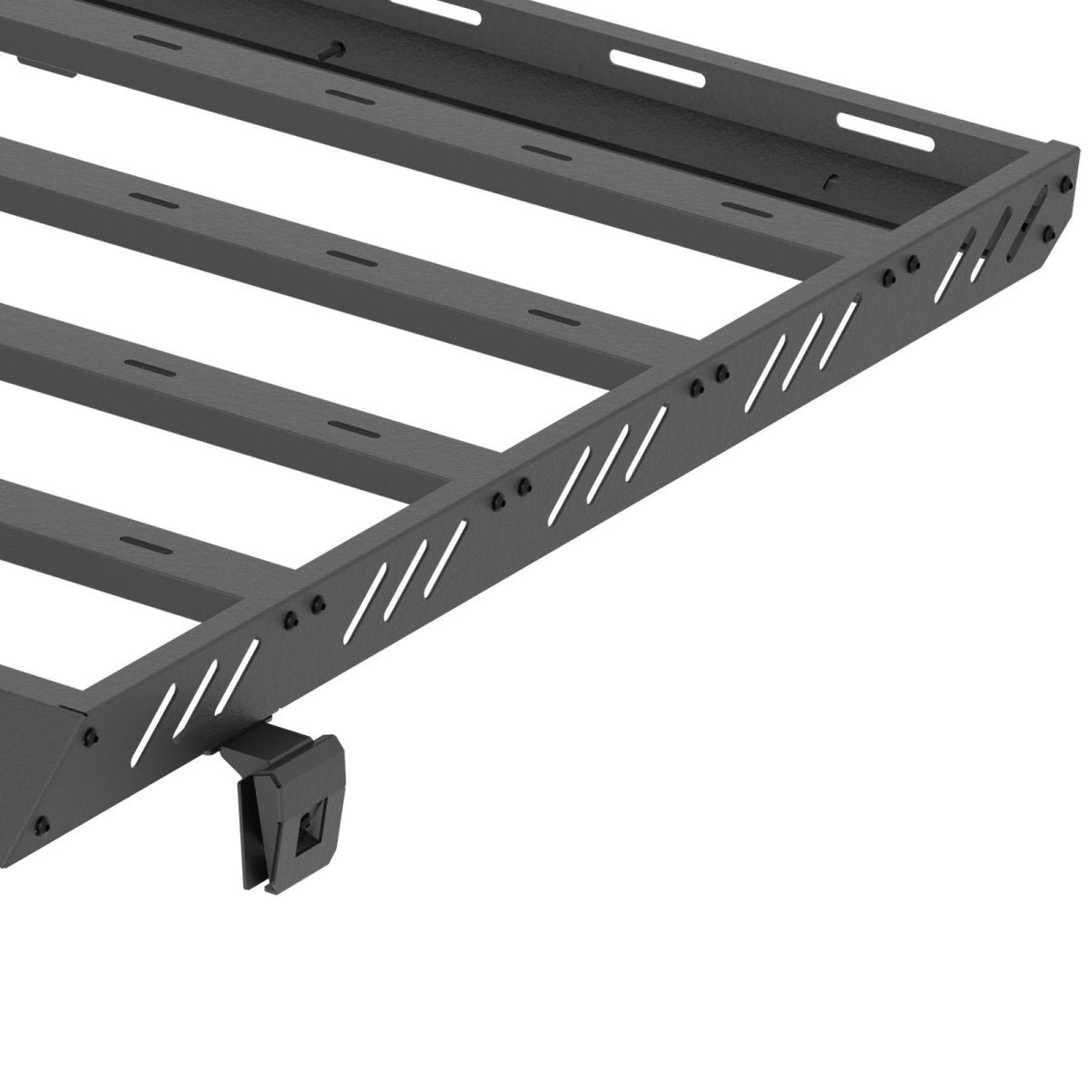 Roof Rack Cargo Basket with 4PCS LED Light Bar Compatible for 1997-2006 Jeep Wrangler TJ 2 Doors Hardtop | Yzona