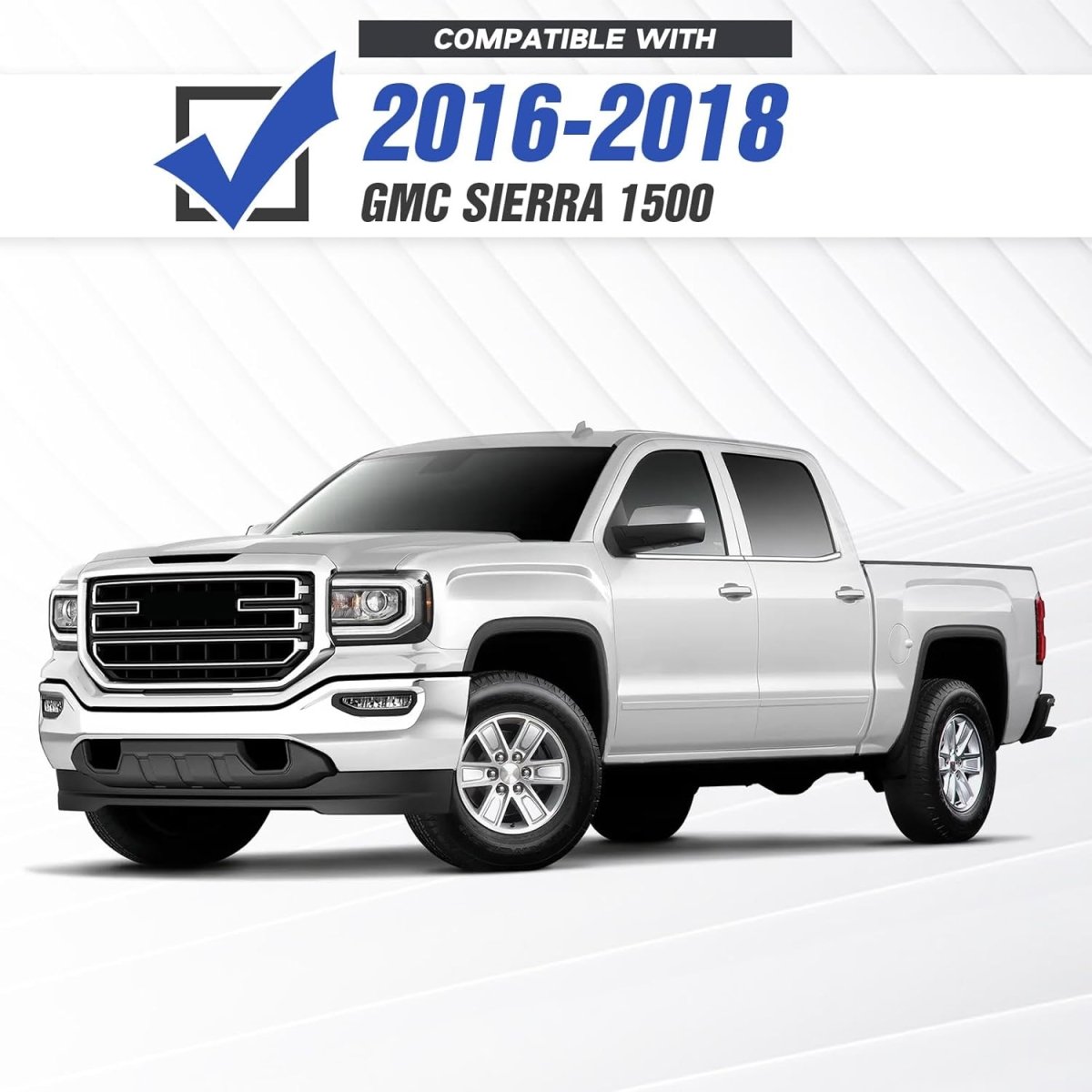 Off Road Rear & Front Car Truck Bumpers for GMC Sierra 1500 | 2016 2017 2018 | Yzona