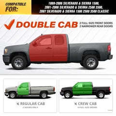 Side Step for Chevy Silverado & Sierra 1500 1999-2006 | 2001-2006 Silverado & Sierra 2500 3500 HD Extended Cab - Yzona