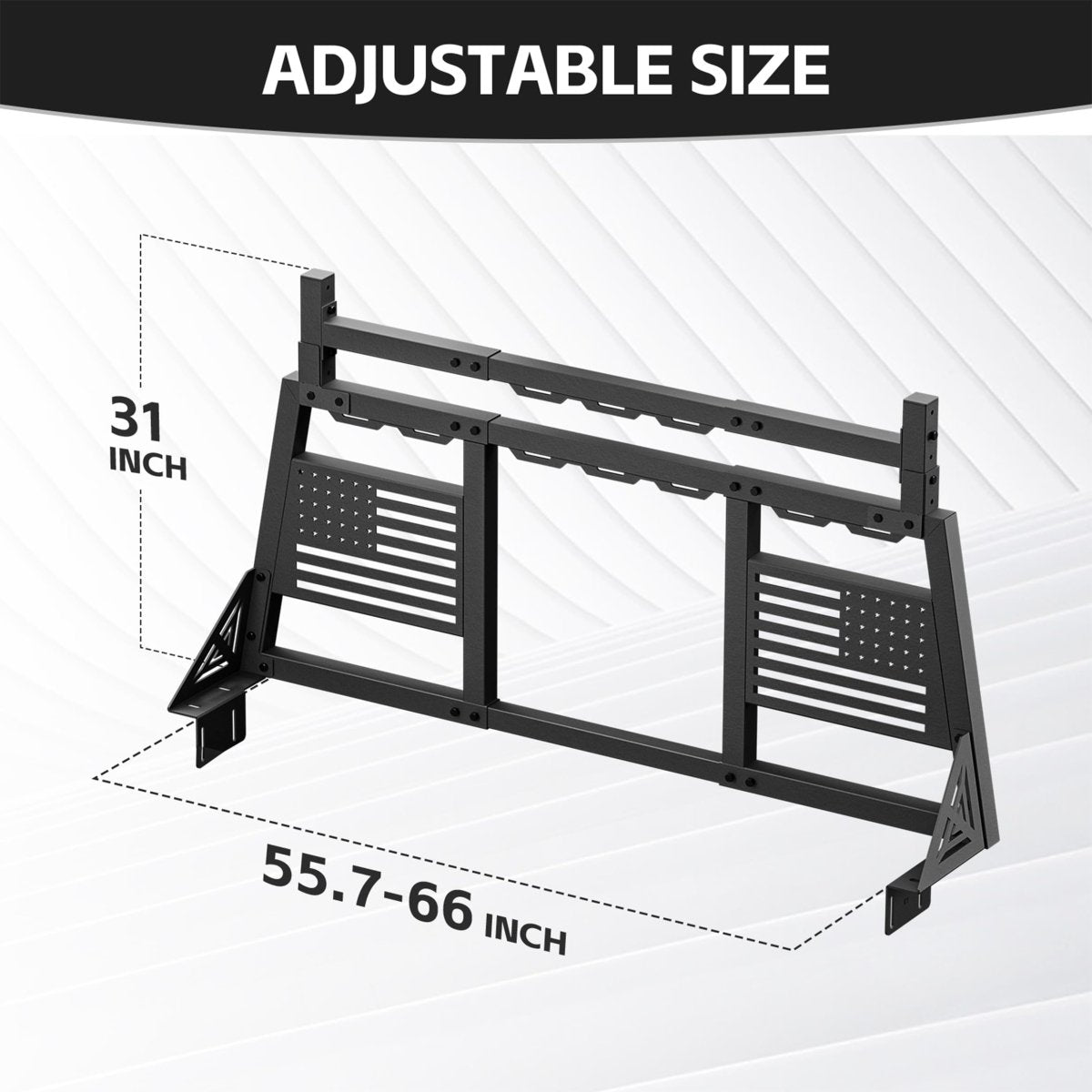 Yzona Headache Rack for Pickup Truck Roll Bar