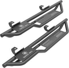 Single Cab Running Boards Side Steps Compatible with 2007-2018 Jeep Wrangler JK JKU Unlimited 2 Doors| Yzona