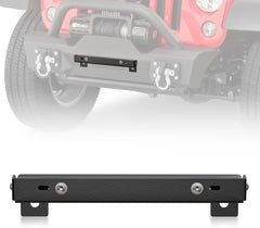 Flip-Up Winch Black License Plate Frame Compatible with 10" Hawse Fairlead | Yzona