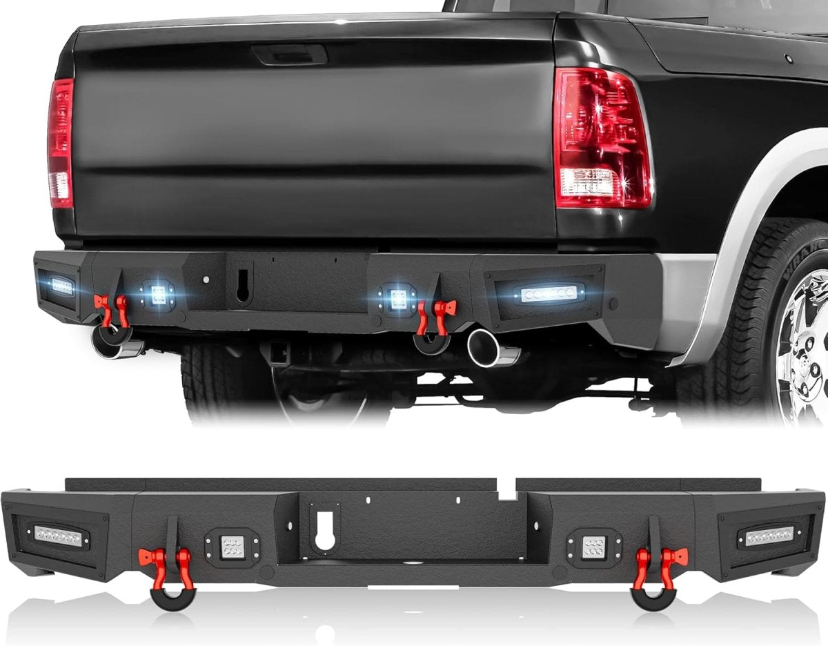 After Market Truck Rear Bumpers for 2009-2018 Dodge Ram 1500 & 2019-2024 Ram 1500 Classic | Yzona