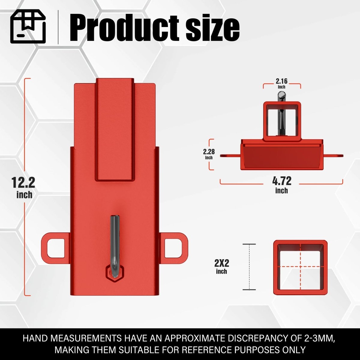 Single Universal Forklift Trailer Hitch Receiver | Yzona