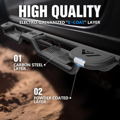 for Chevy Running Boards 19-25 Silverado & Sierra 1500, 20-25 Silverado/Sierra 2500 3500 HD Side Step | Yzona