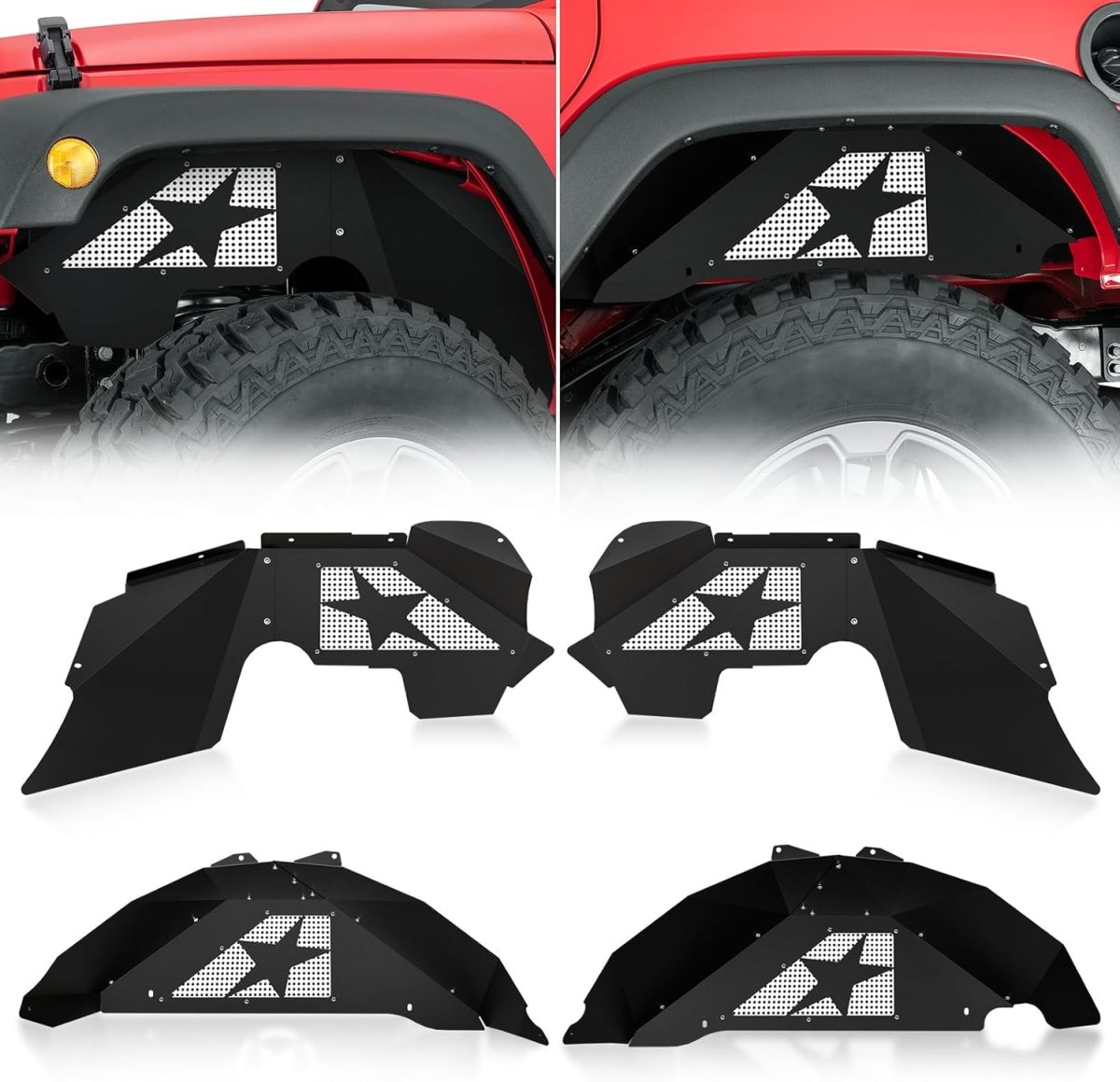 Inner Fender Liner Replacement | 2007-2018 Jeep Wrangler JK & JKU (2/4Doors) | Yzona