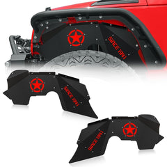 for Jeep JK Inner Fender Compatible with 2007-2018 Jeep Wrangler JK & JKU Unlimited 2/4 Doors