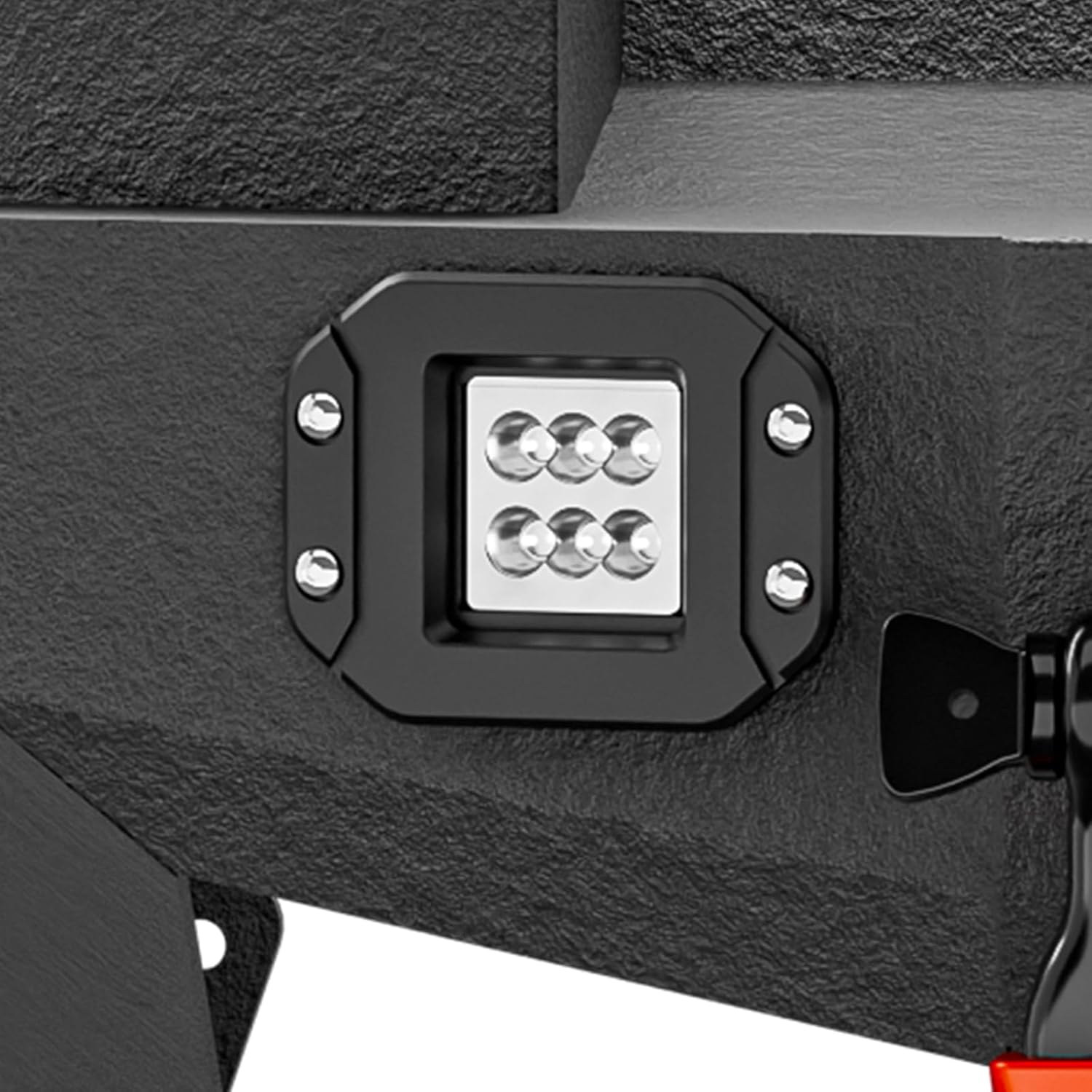 for 4Runner Rear Bumper Compatible with 2015-2024 Toyota 4 Runner 5th Gen Full Width with 2 x LED Lights | Yzona