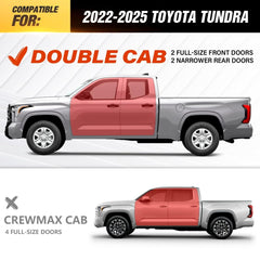 Off Road Side Steps Compatible with 2022-2025 Toyota Tundra Extended Cab - Yzona