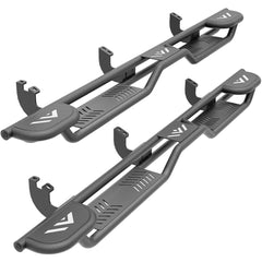 Frame Mounted Side Steps Compatible with 2024-2025 Toyota Tacoma Double Cab & Crew Cab - Yzona