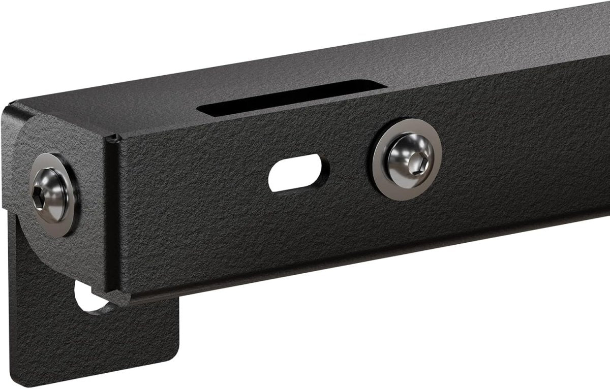 Flip-Up Winch Black License Plate Frame Compatible with 10" Hawse Fairlead | Yzona