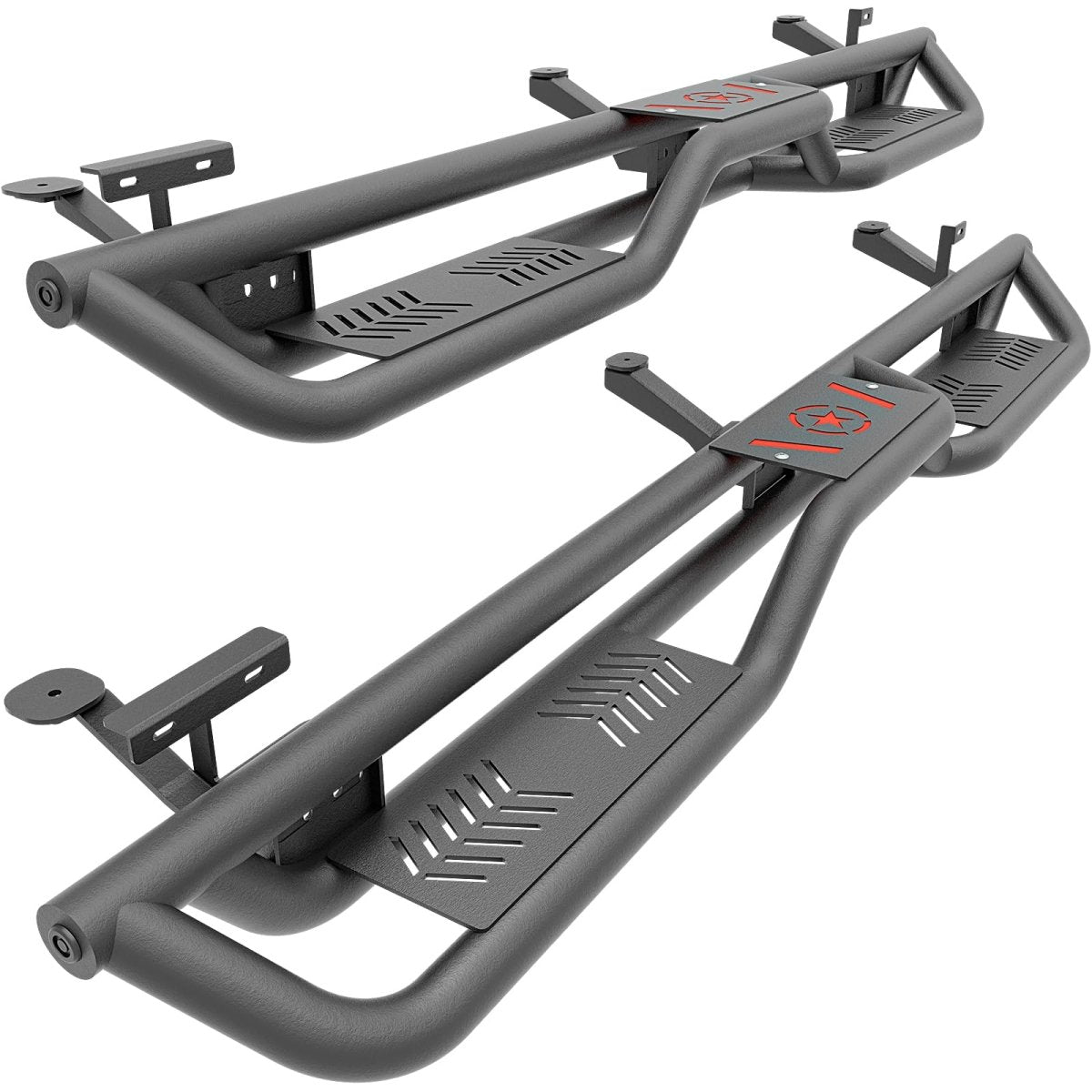 Truck Step Sides Compatible with 2002-2008 Dodge Ram 1500 | 2003-2009 Ram 2500 3500 Double/Extended Cab - Yzona