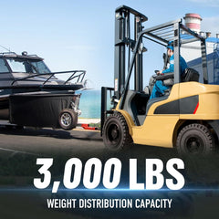 Single Universal Forklift Trailer Hitch Receiver | Yzona