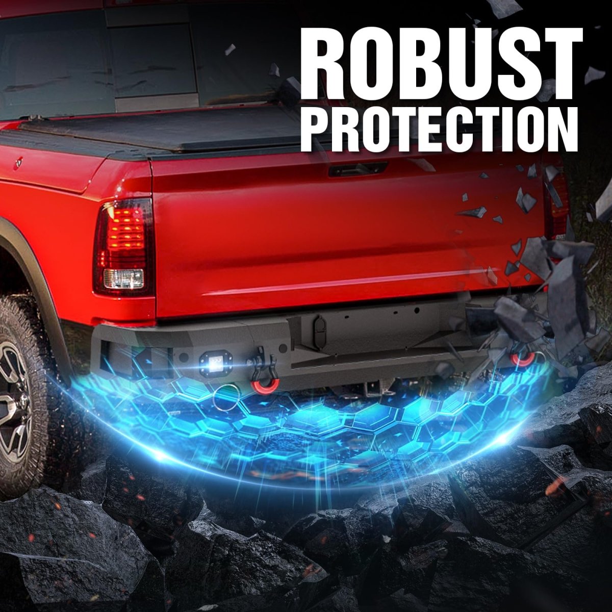 Aftermarket Bumpers for Dodge Ram 1500 Rebel 2015-2018 - Yzona