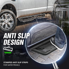 Truck Side Steps Running BoardsCompatible for 2004-2025 Nissan Titan & Nissan Titan XD 2016-2025 Model CrewCab - Yzona