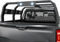 Adjustable Overland Bed Racks Full-Size Truck Cargo Carrier with 2 LED Lights Compatible with F150 F-150, Ram 1500, Titan, Truck Rear Ladder Rack Back Cross Bars
