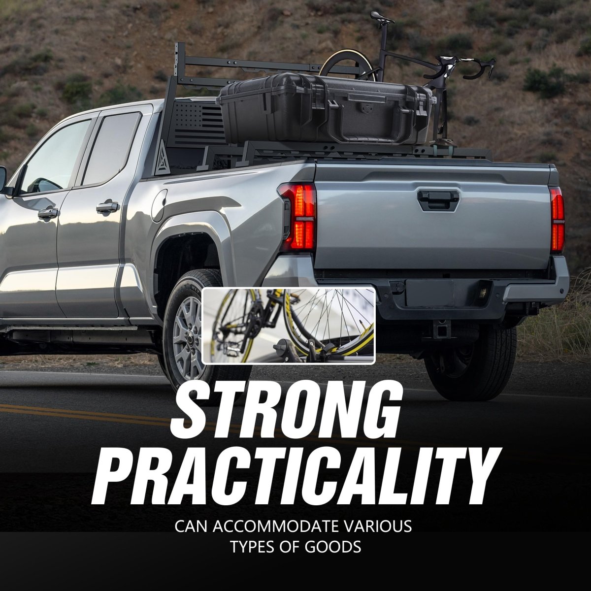 Yzona Pickup Roll Bar Truck Headache Rack