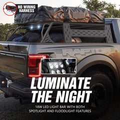 Pickup Truck Bed Rack System for Tent Compatible with 1992-2025 Ford F150 | Yzona