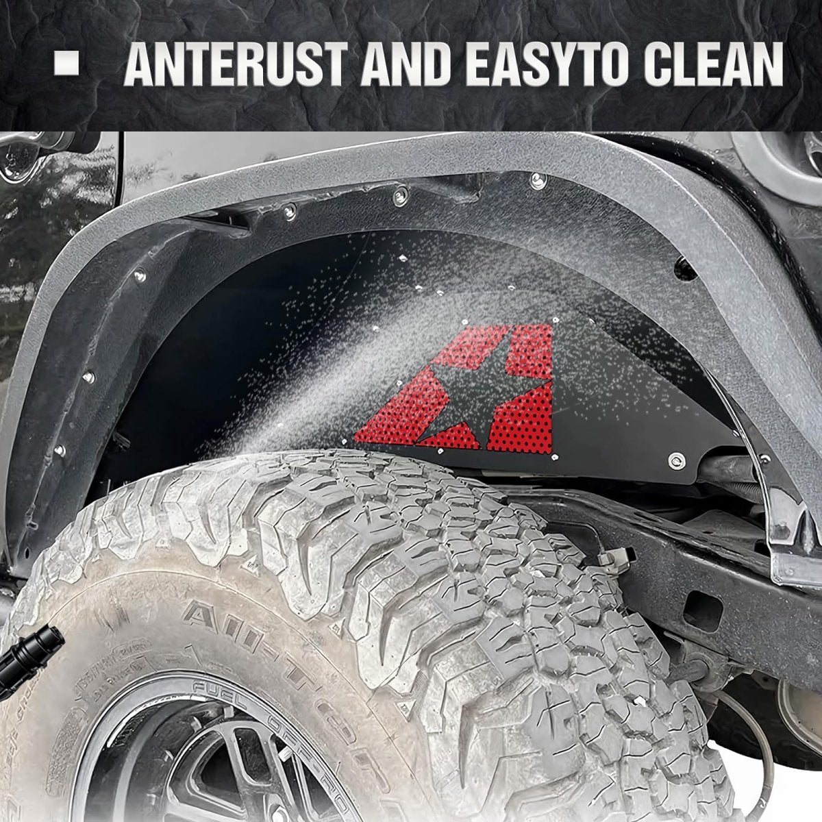 for Jeep Wrangler JK Inner Fender Liners | 2007-2018 Jeep Wrangler JK & JKU Unlimited | Yzona