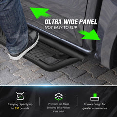 Truck Side Steps Running BoardsCompatible for 2004-2025 Nissan Titan & Nissan Titan XD 2016-2025 Model CrewCab - Yzona