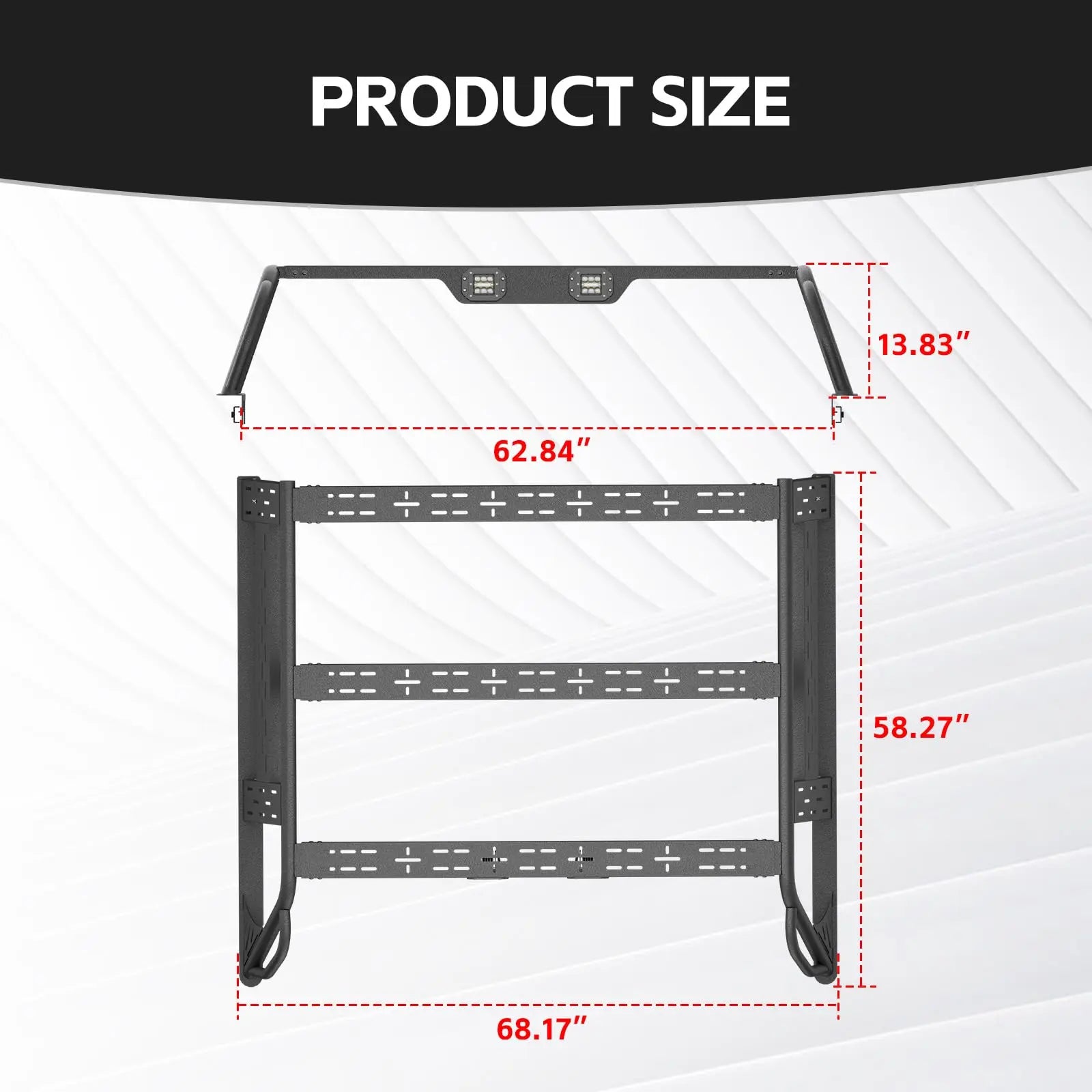 Chevy Silverado 1500 & GMC Sierra 1500 Overland Bed Rack 2017 2018