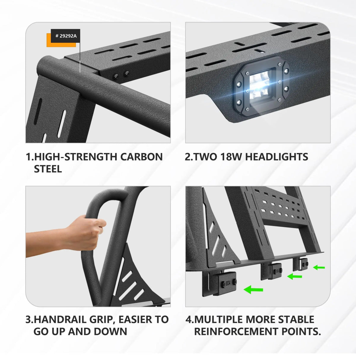 Overland Bed Rack for Chevy Silverado​1500 & GMC Sierra 1500 2019-2026