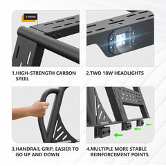 Overland Bed Rack for Chevy Silverado​1500 & GMC Sierra 1500 2019-2026