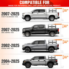 Adjustable Overland Bed Racks for Trucks Compatible with Tacoma F150 F-150 / Ram 1500 / Titan | Yzona