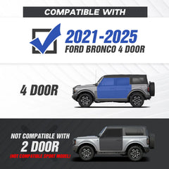 for 2024 Ford Bronco Running Boards Compatible with 2021-2025 Ford Bronco 4 Doors | Yzona - Yzona