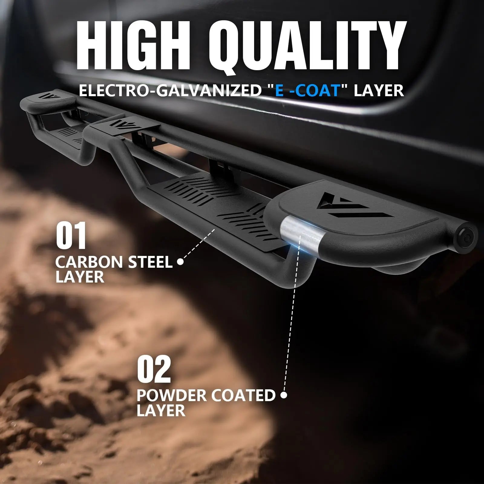 2014 2016 Toyota Tundra Running Boards 2018 CrewMax Cab for 2007-2021