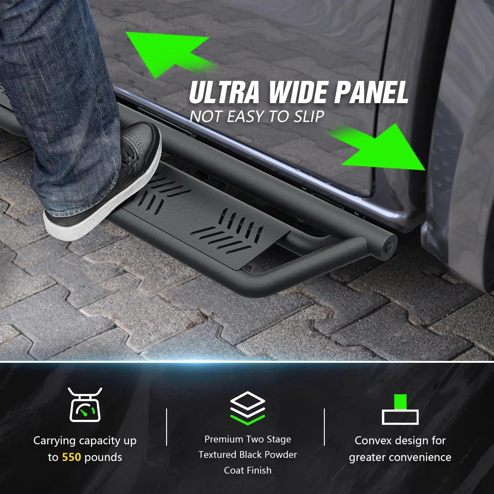 Side Steps Running Boards Jeep Wrangler JL 2 Doors 2018-2026