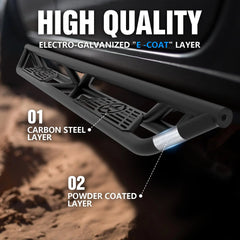 Ford Bronco Single Side Steps Compatible for 2021-2026 4 Doors