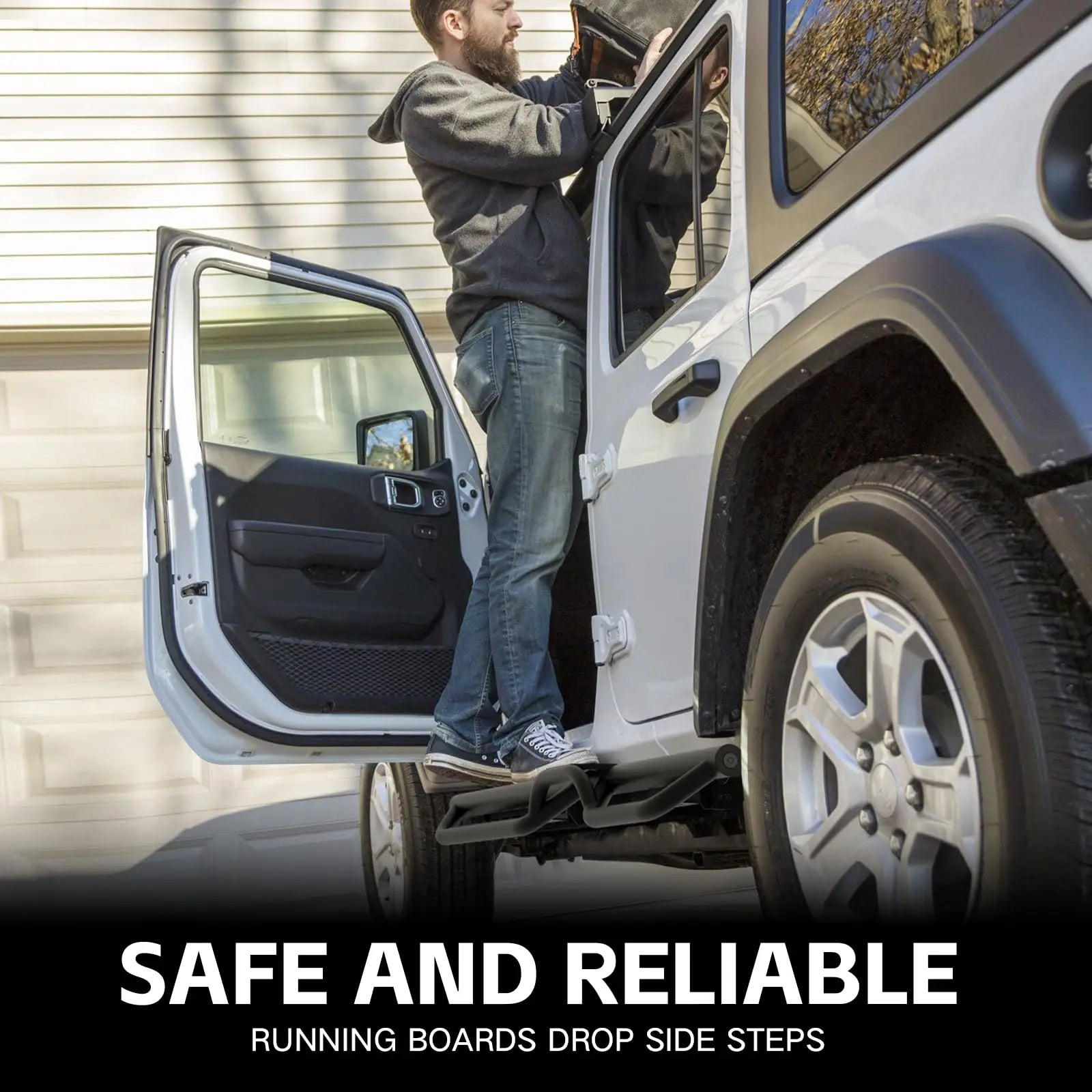 Jeep Wrangler Side Steps 4 Door JK JKU Unlimited Accessories 2007-2018