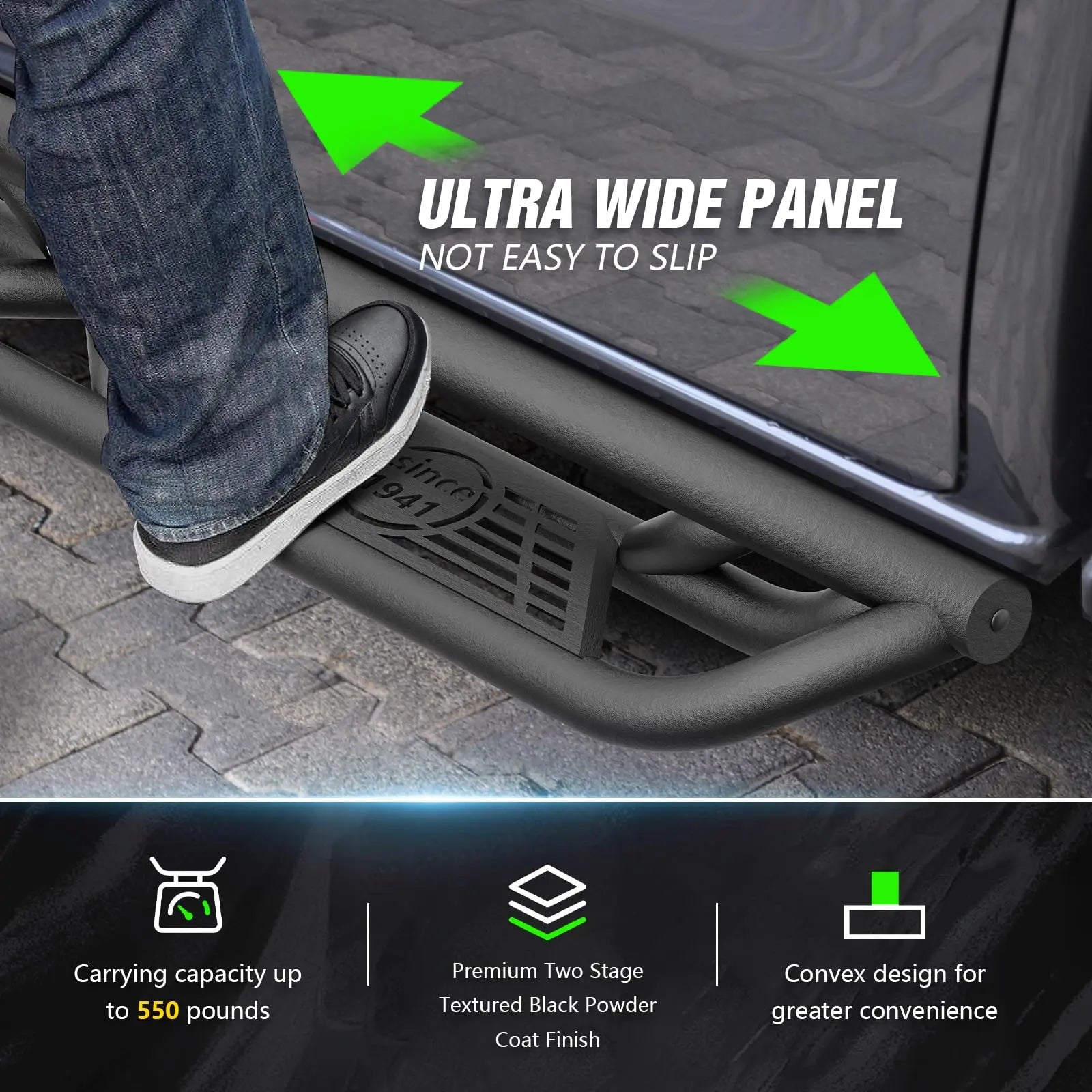 Best Jeep Gladiator Rubicon Running Boards Steps 2020-2023 2024 2025