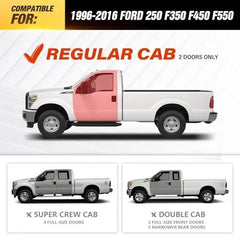 Ford Truck Running Boards 1999-2016 Ford F250 F350 F450 F550 2 Doors