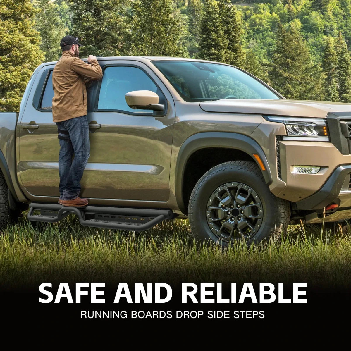 Best Running Boards for Trucks 2005-2025 Nissan Frontier Crew Cab