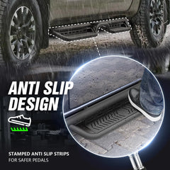 Crew Cab Side Steps for 2004-2025 Nissan Titan & XD 2016-2025 Type F