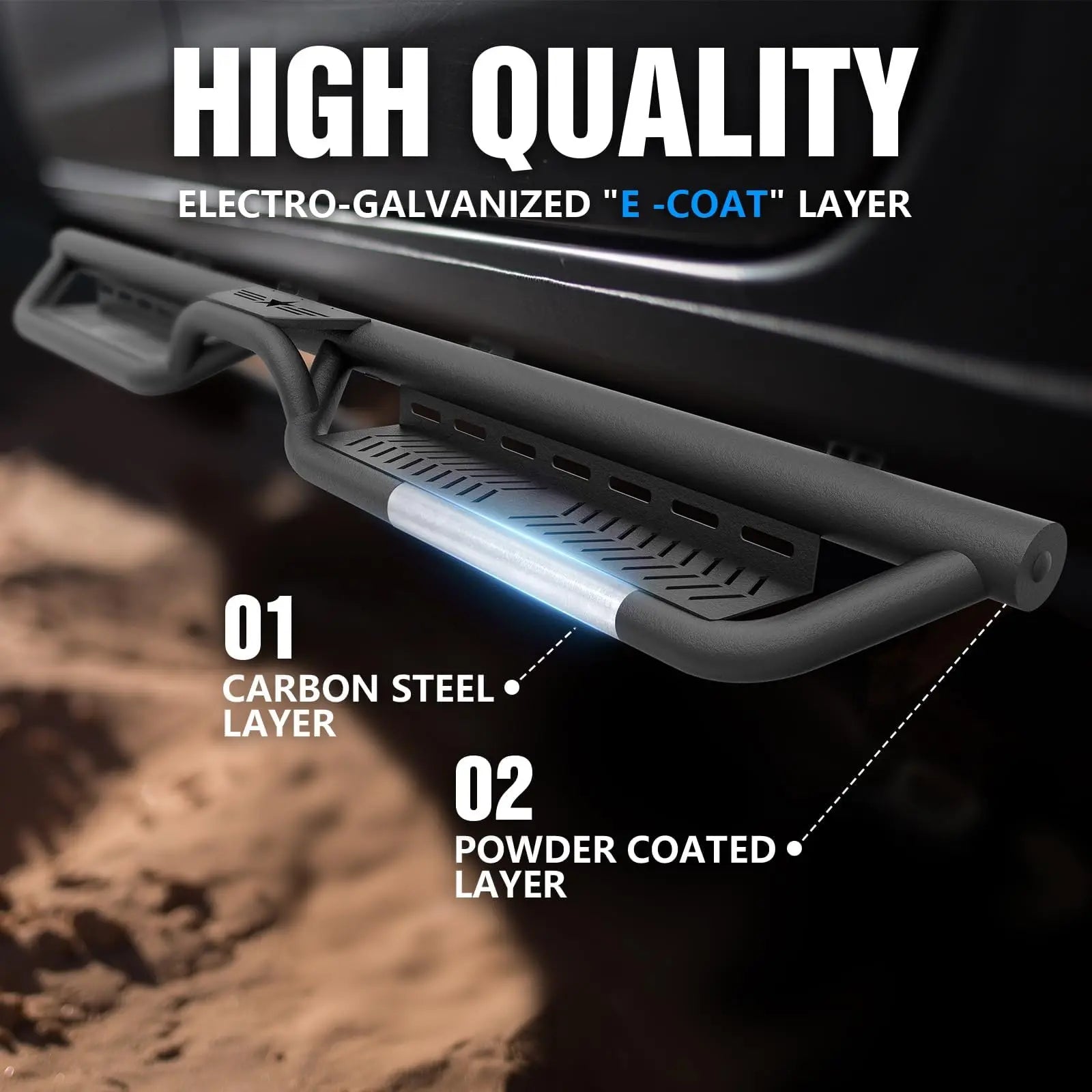 CrewMax Cab Running Boards for 2022-2025 Toyota