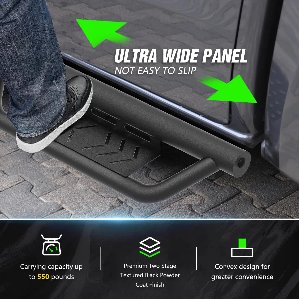 FJ Cruiser Running Boards Side Steps Compatible with 2007-2014