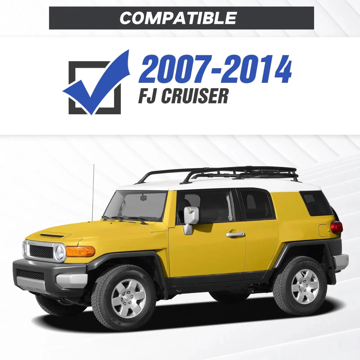 FJ Cruiser Running Boards Side Steps Compatible with 2007-2014
